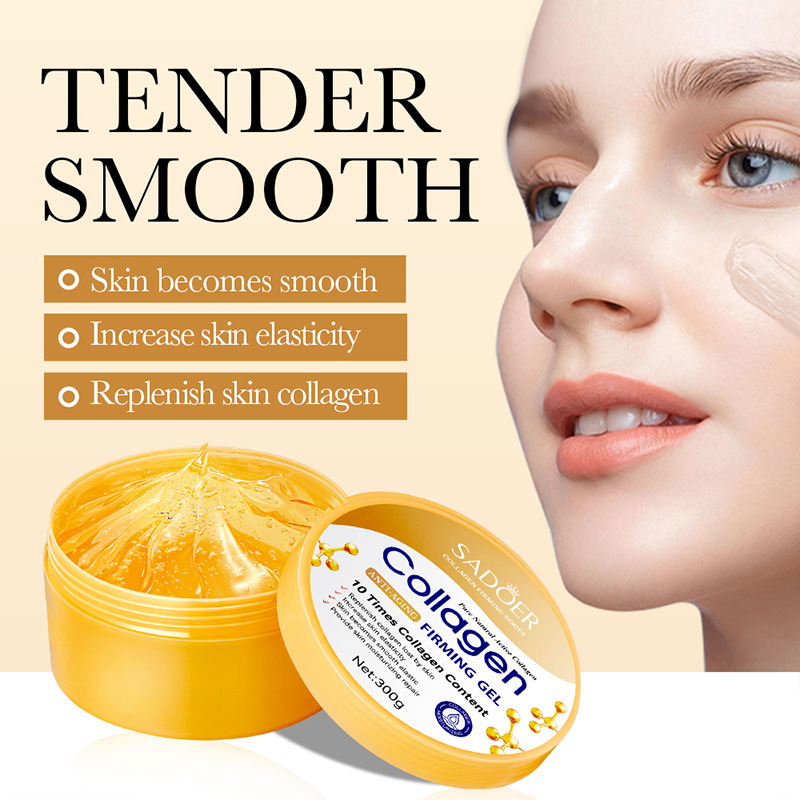 Private Label Collagen Natural Brighten Repair Face Skin Care Tightening Firming Soothing Collagen Gel for Face