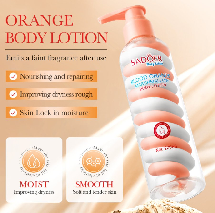 Online Sale 200ml Cotton Candy Body Milk Moisturizing Aroma Niacinamide Avocado Body Lotion with Fragrance Whitening Face Body Cream Lotion