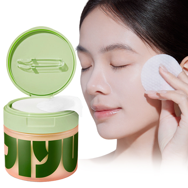 Vegan Natural Snow Grass Skin Care Non-Woven Cotton Pads Deeply Moisturizing Soothing Toner Anti-Aging Repair For Acne-Prone