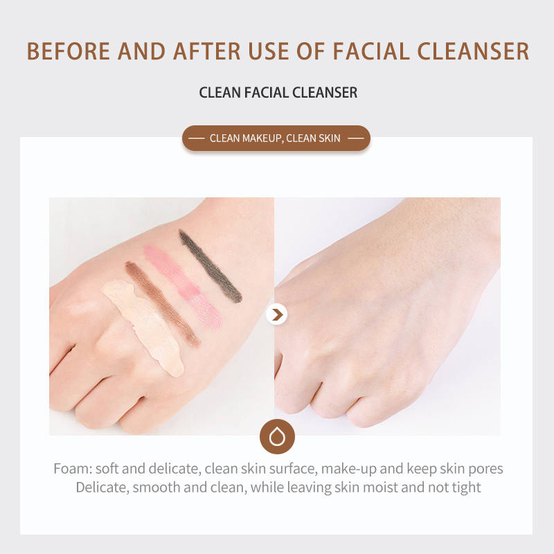 OEM IMAGES Private Label Hyaluronic Acid Moisturizing Whitening Skin Care Pore Clean Oil Control Natural Beauty Face Cleanser
