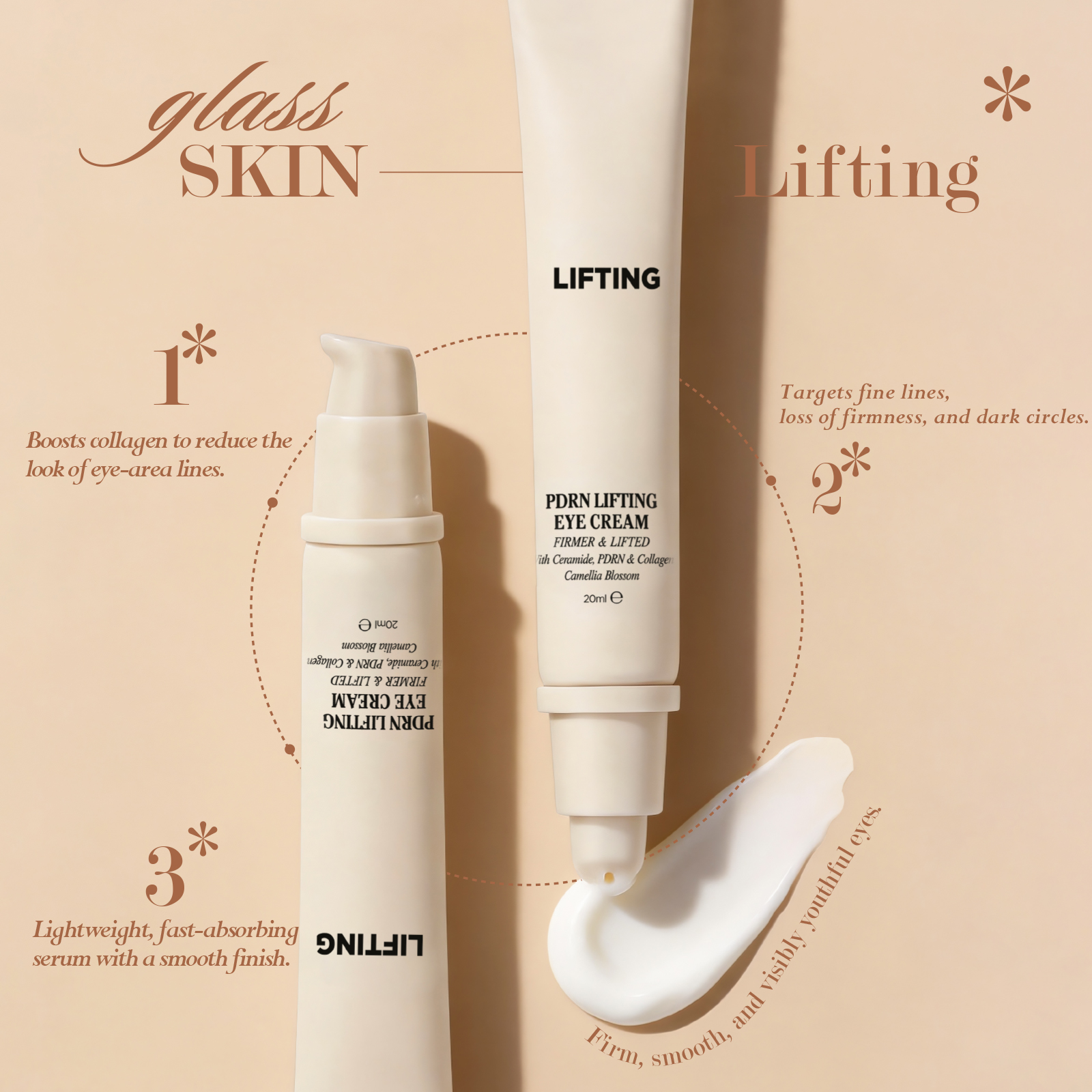 Wholesale PDRN Lifting Collagen Eye Cream