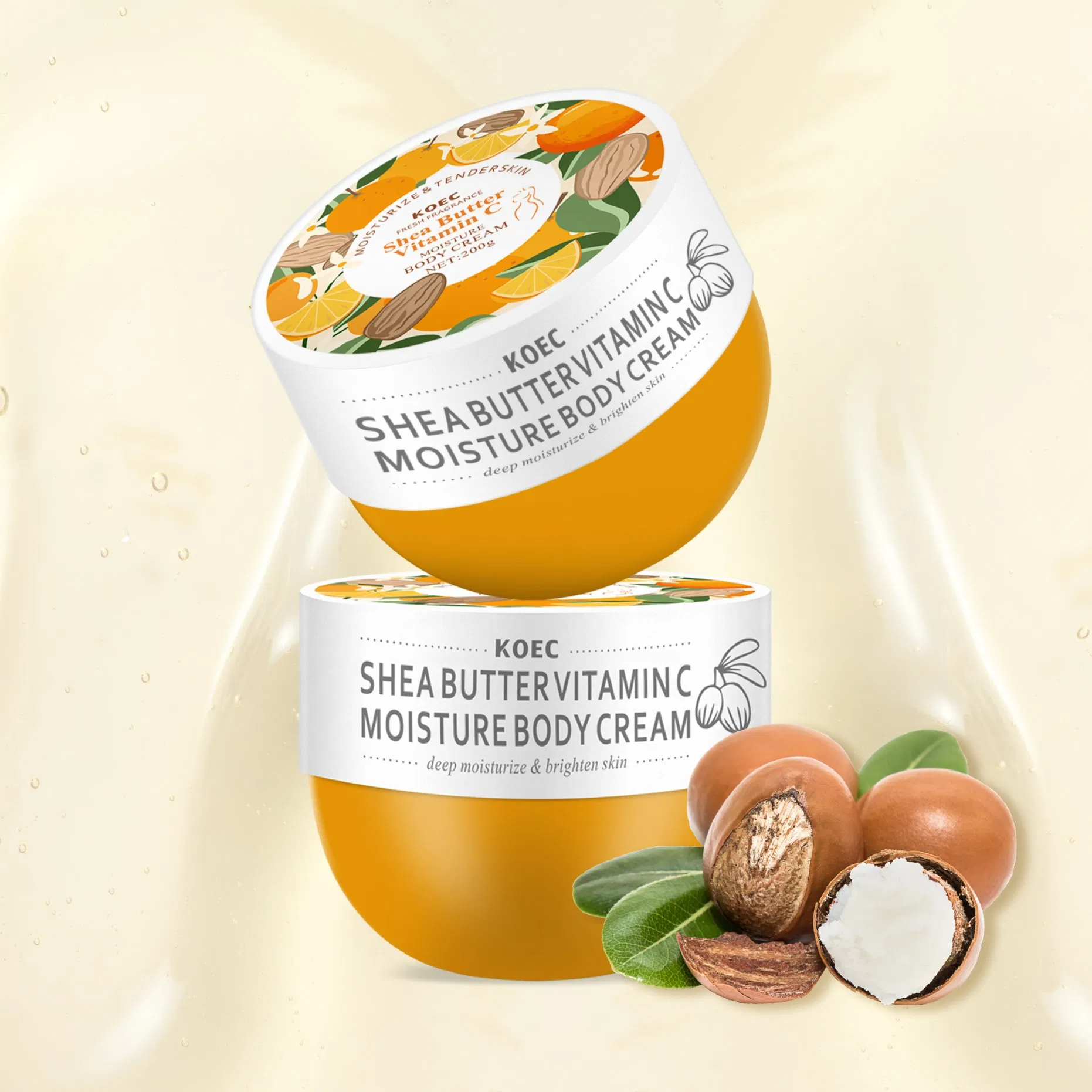 Online Wholesale and Retail Sweet Almond Rose Shea Butter Vitamin C and Vitamin E Coconut Milk Strawberry Milk Face and Body Lotion Cream