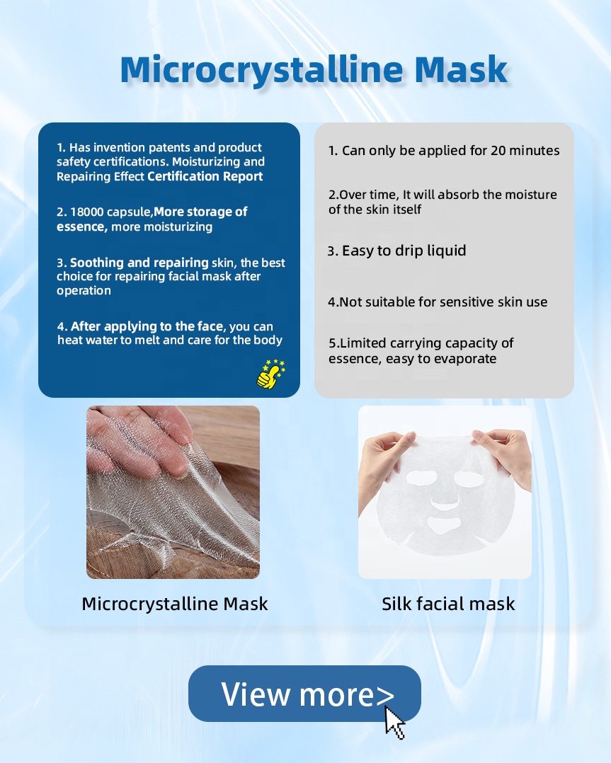 FKY Korean Style Aqua Repair Hyaluronic Acid Powdered Facemask Plumping and Smoothing for All Skin Types Sample Size Spa Use