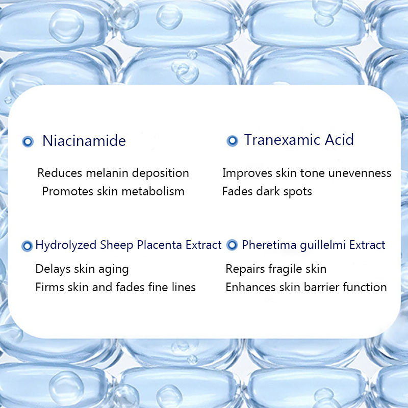 Jasmin Herbal Niacinamide Hyaluronic Acid Brightening Hydration Anti-Wrinkle Serum Vitamin C Glycerin for Oily Skin Acne Care