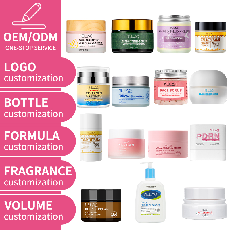 China Factory OEM GHK-CU Peptide Cream tallow Balm Youthful Glow Rejuvenating Anti-Aging Moisturizer Blue Copper Peptide Cream