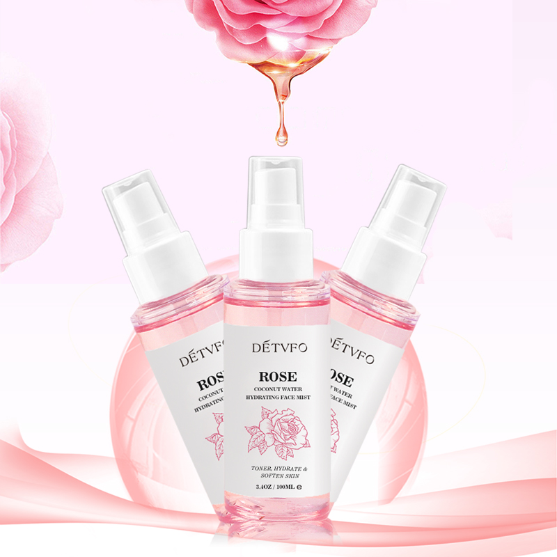 Reduce Wrinkles and Spots Moisturize Organic Rose Facial Toner