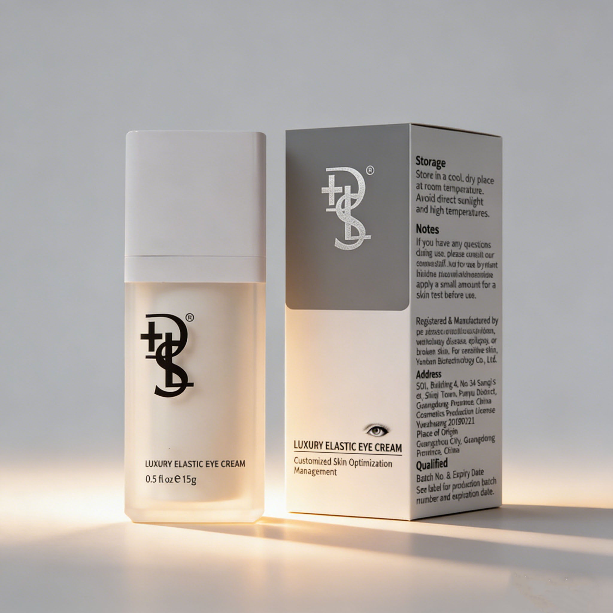 OEM ODM Vegan Organic Caffeine Under Eye Cream Vitamin E Anti-Wrinkle Moisturising Reduces Eye Puffiness Dark Circles