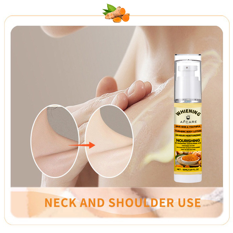Turmeric Body Lotion24-Hour Moisturizing 8% Niacinamide 5%Hyaluronic Acid