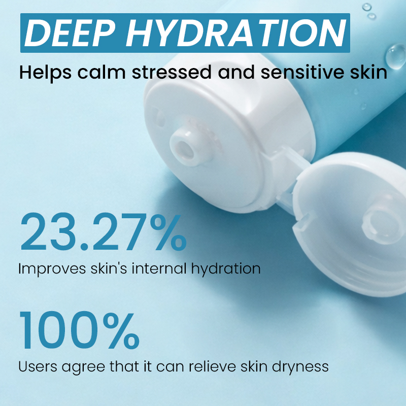 Woman Man Vegan Hydrating Hyaluronic Acid Cleansing Foam Private Label Organic Skin Care Face Wash Facial Cleanser