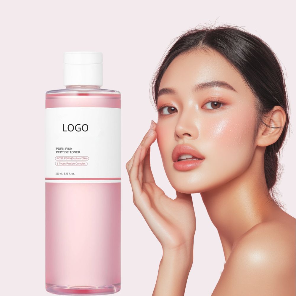 OEM/ODM 250ml Rose PDRN Soothing Toner Soothes Swelling, Repairs Moisturizing Toner for Sensitive Skin