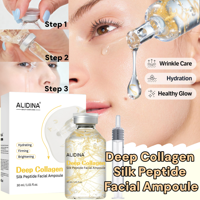 G Silk Peptide Intensive Lifting Ampoule Moisturizes Firms Lifts Korean Anti-Aging Essence Smooths Wrinkles Improves Elasticity