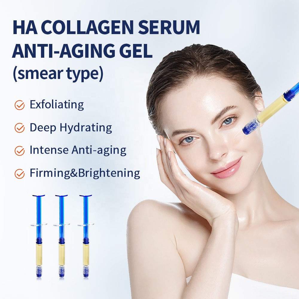 Serum for Wrinkles Face Collagen Cream for Tightening Skin - Anti Aging Facial Moisturizer Day and Night for Women and Men 2.0mL