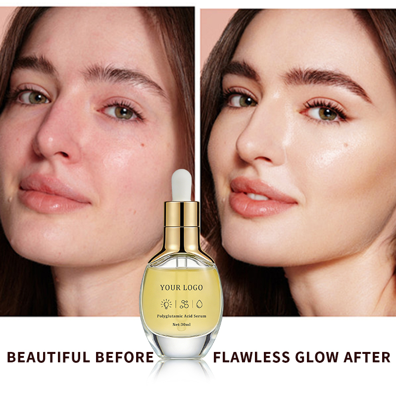 Polyglutamic Acid Face Serum Hyaluronic Acid Hydration Moisturizing Plumping Serum for Dry Skin Skin Care