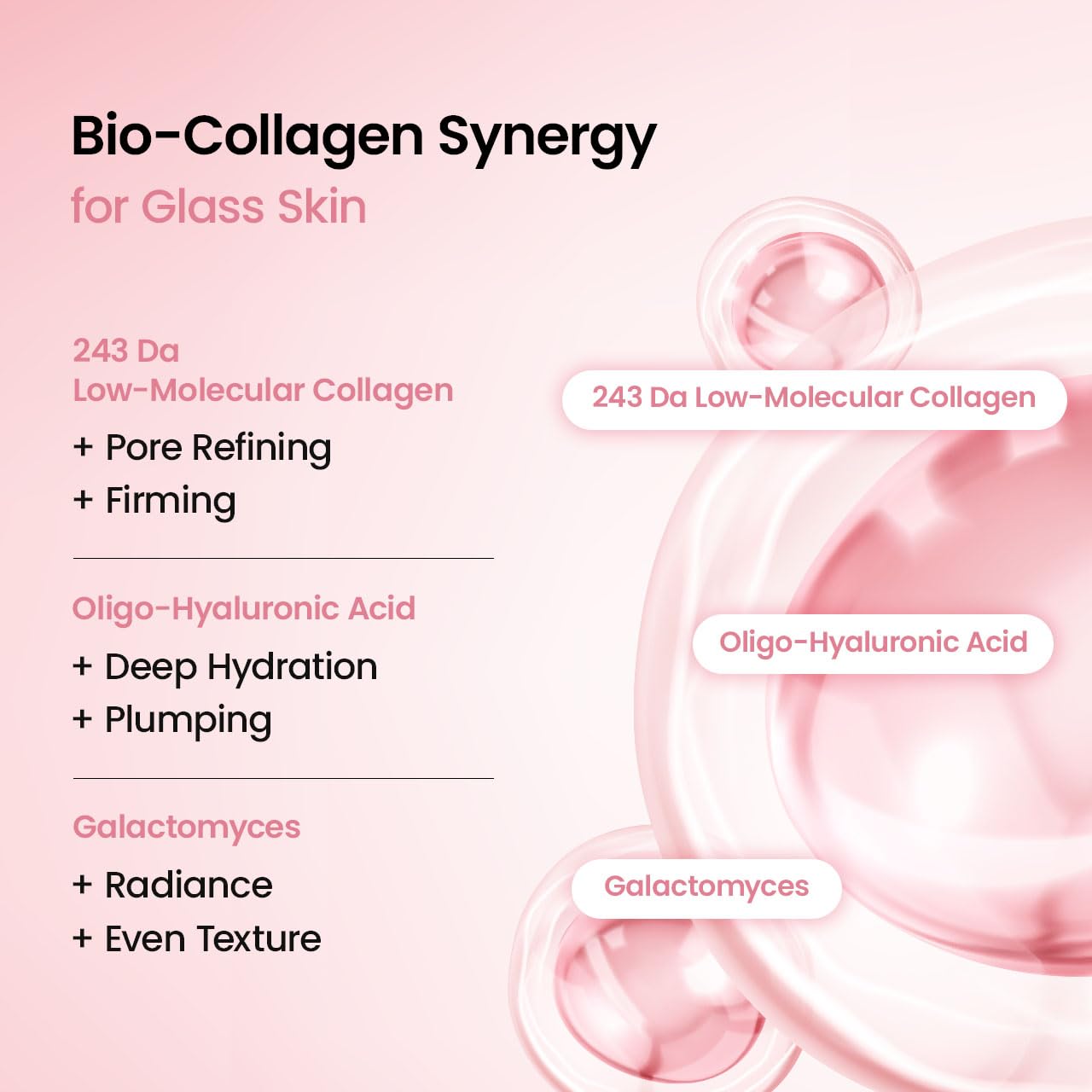 For Bio-Collagen Probiotics Hyaluronic Acid Hydrating Overnight Hydrogel Face Mask Pore Minimizing Elasticity Plumping