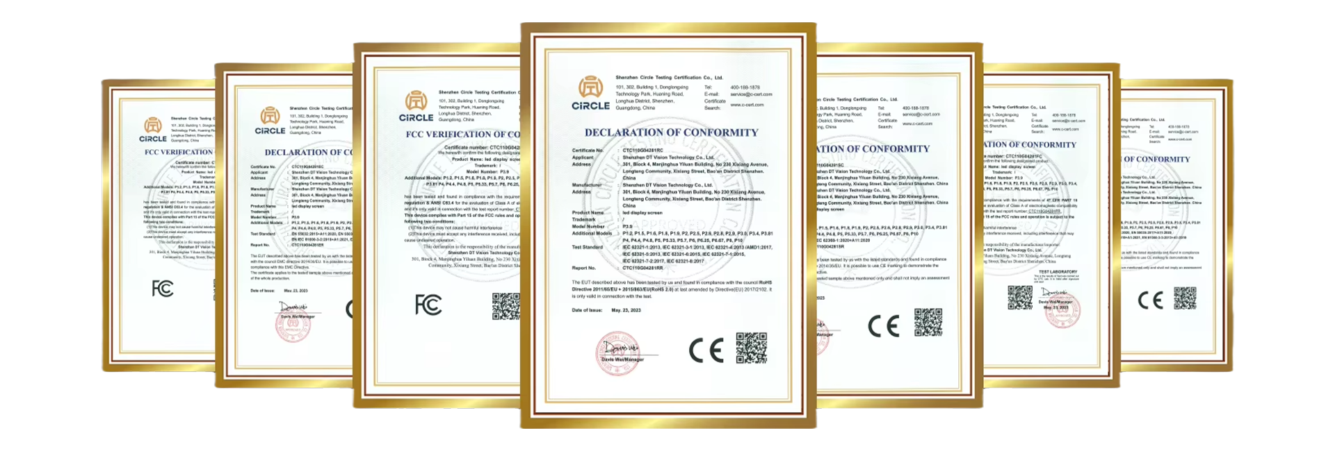 Factory Certifications