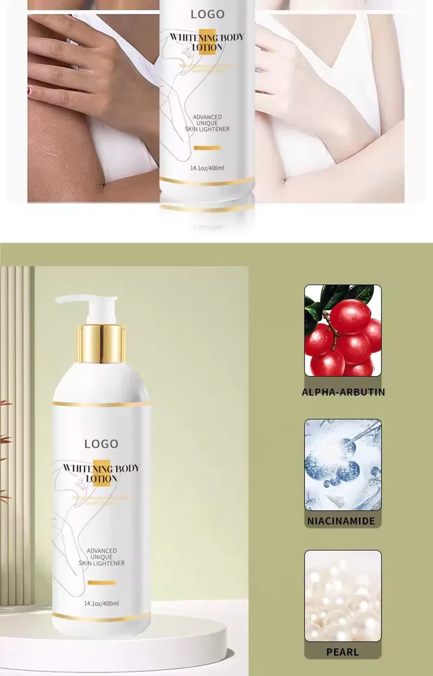 Brightening Whitening Moisturizing Cream Body Lotion Detailed Photo 2