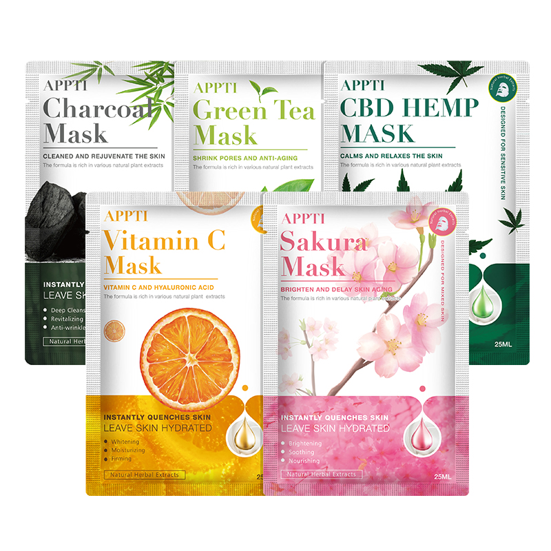 Best New Whitening Facial Mask With Vitamin C Serum And Hyaluronic Acid For Face Filling And Plumping Skin Care Beauty