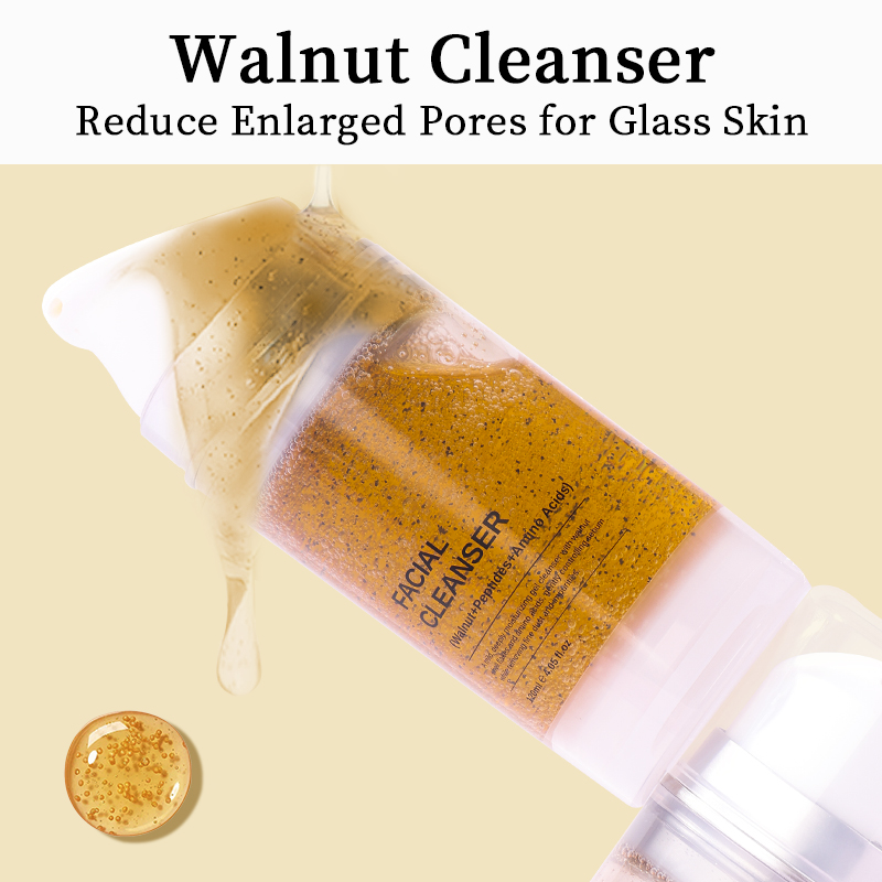 Private Label Low MOQ Organic Oily Skin Face Wash Hydrating Whitening Acne Amino Acids Facial Foam Cleanser
