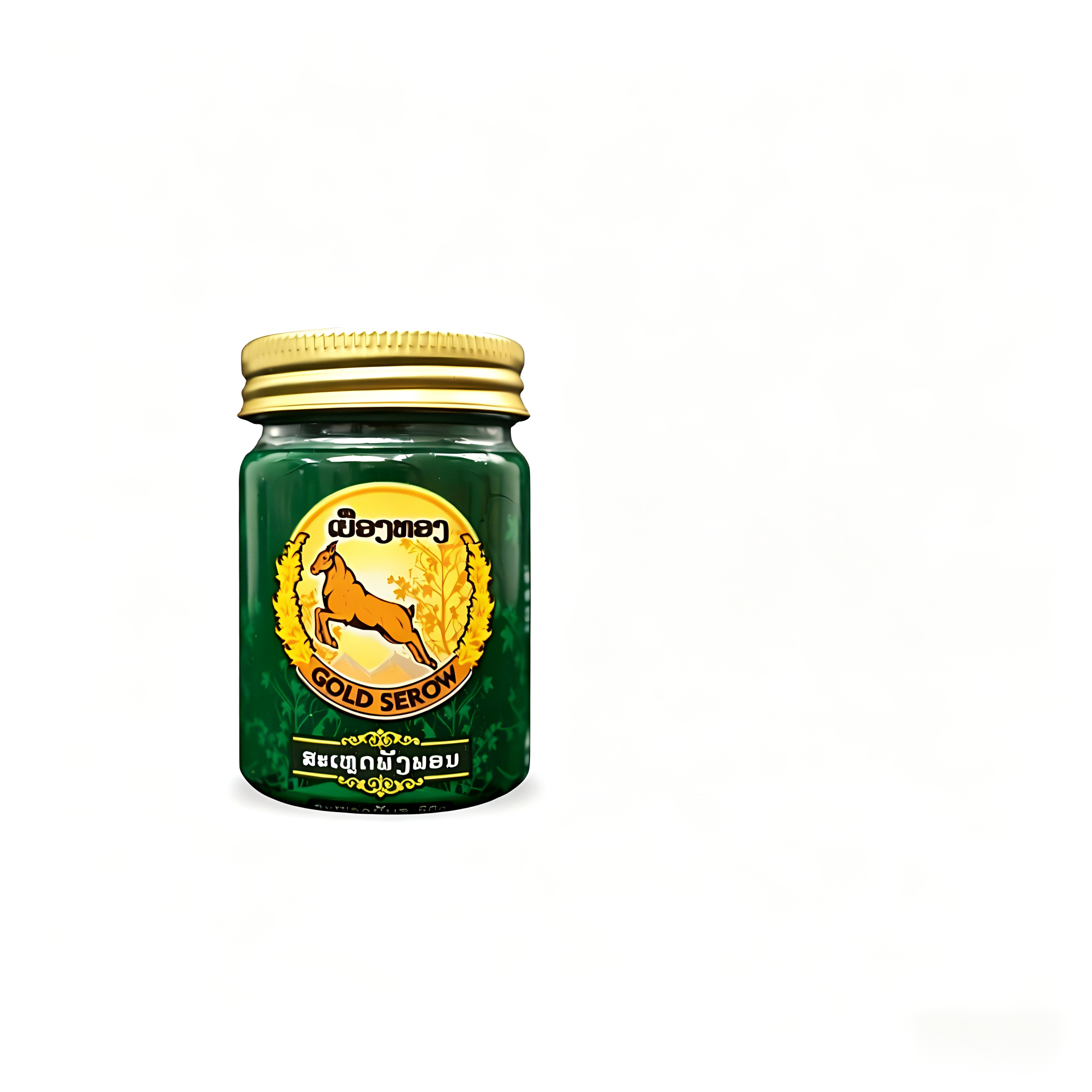 Gold Serow Green Herbal Balm Lemongrass Essential Oil Fragrance-Free Fresh Fragrance Bruises Stiffness Relief Children's Daily