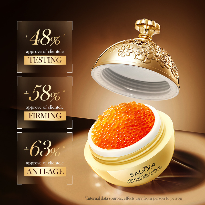 SADOER Organic Caviar Peptide Facial Cream-Anti-Aging Repair &amp; Moisturizing Night Tightening Daily Care for All Skin Types