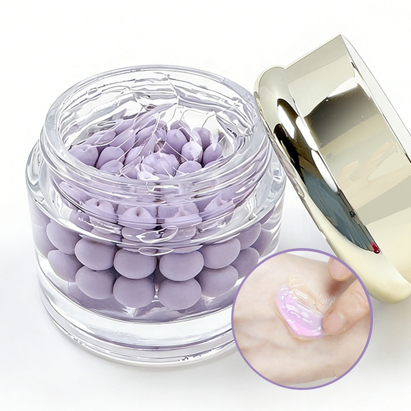 PDRN Salmon DNA Collagen Retinol Glycerin Purple Beads Anti-Aging Wrinkle Smoothing Skin Regenerating Night Face Cream Private