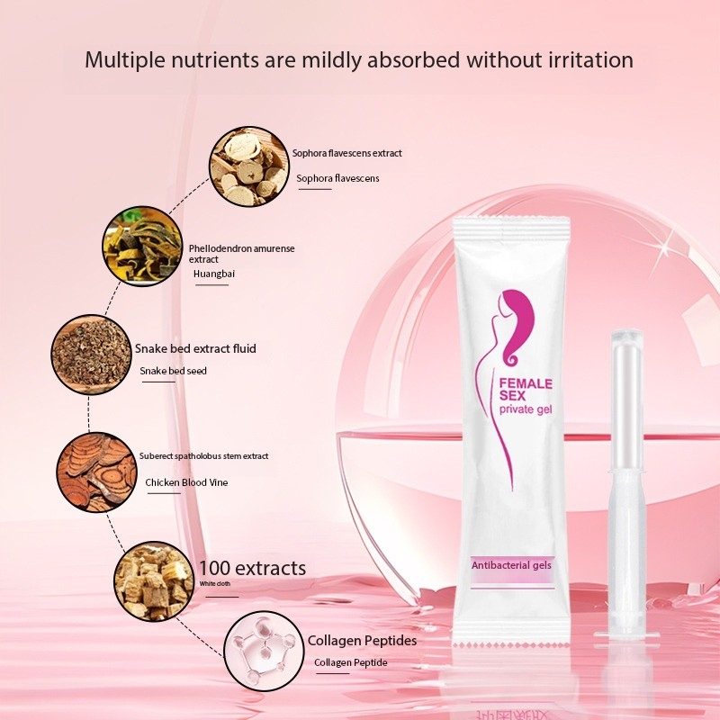 Herbal Collagen Peptide Anti-Aging Tightening &amp; Cervical Repair Gel Femme Vaginal Youth Revitalizing &amp; Repairing Safety Feature