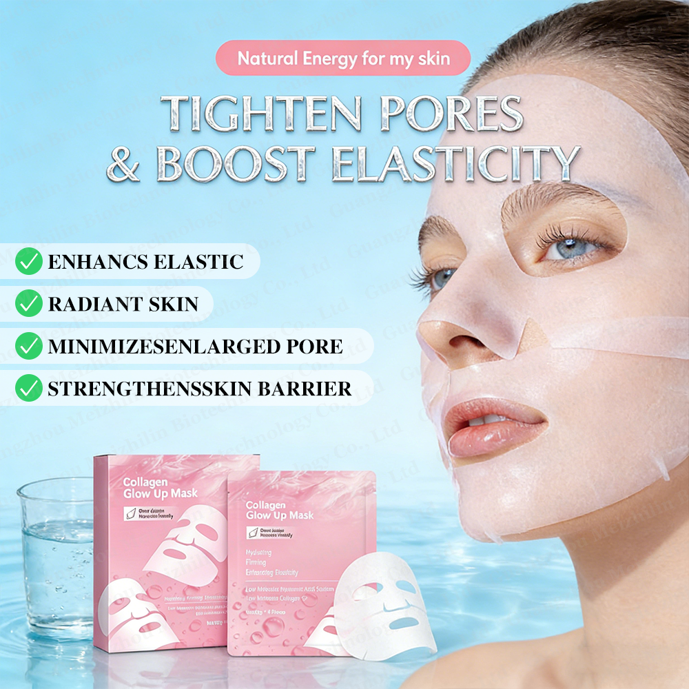 Korea Organic Hydrogel Overnight Mask Pore Minimizing, Elasticity, Plumping, Travel Essentials Bio-Collagen Moisturizing Mask