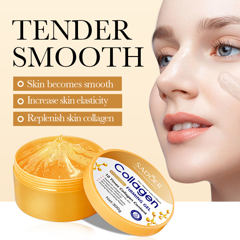Sadoor 300g High Quality Collagen Gel ODM Wholesales Hydrating Moisturizing Refreshing Anti-Aging Firming Natural Organic Face