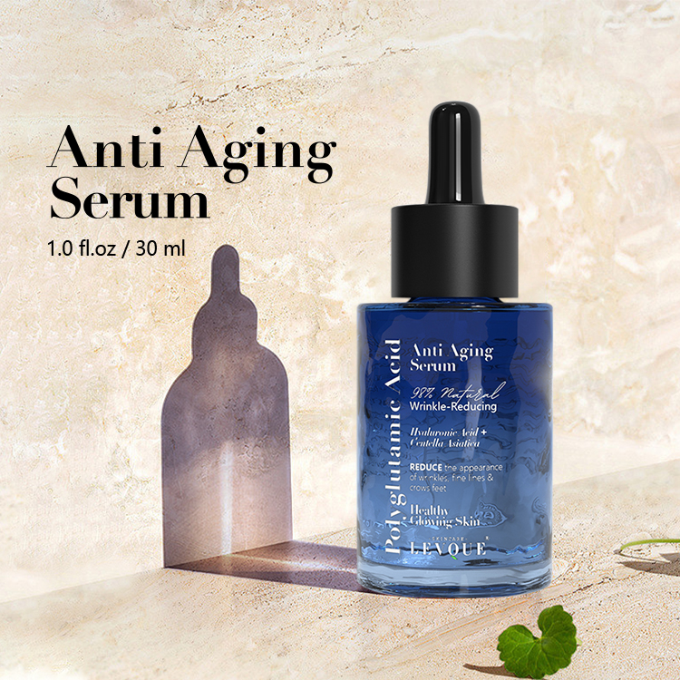 Private Label Face Serum Polyglutamic Acid Honey Moisturizing Dry Skin Reducing Fine Lines Boosting Radiance Anti-Wrinkle
