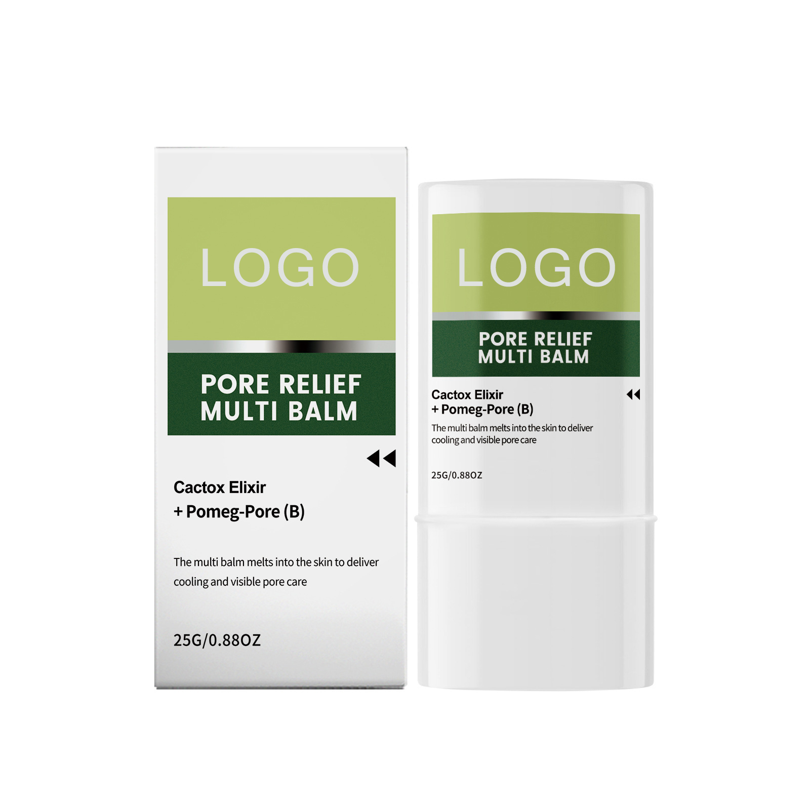 Pore Relief Multi Balm Stick Cooling &amp; De-Puffing Pore Tightening Reduces Puffy Skin Enlarged Pores Instant Cooling Balm