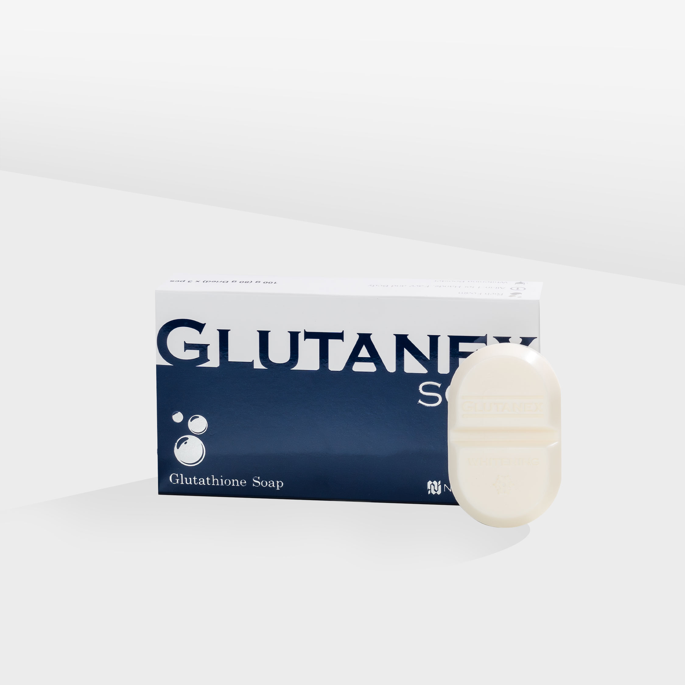 Glutanex Women's OBM Hyaluronic Acid Soap Bar 1EA/3EA 300g Korean Anti-Wrinkle Lightening Whitening Acne Facial Cleanser