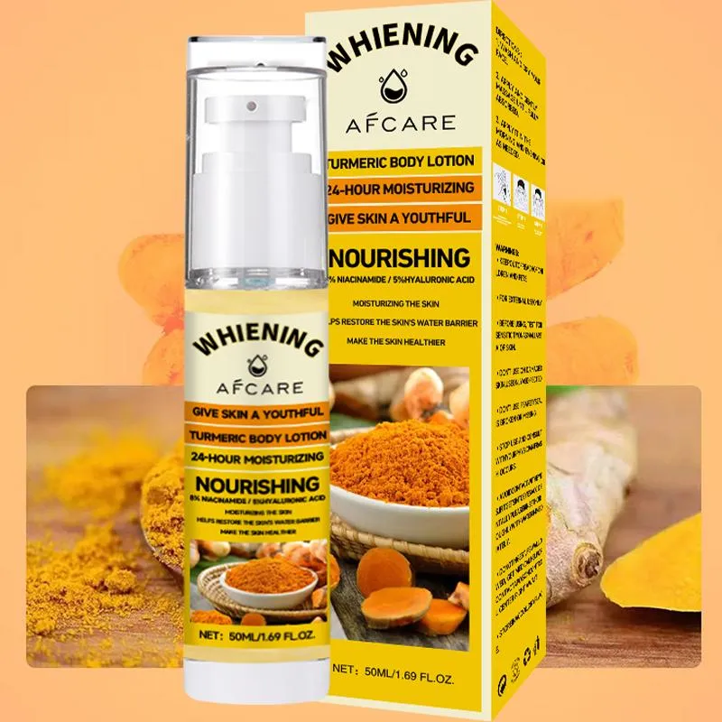 Turmeric Body Lotion24-Hour Moisturizing 8% Niacinamide 5%Hyaluronic Acid