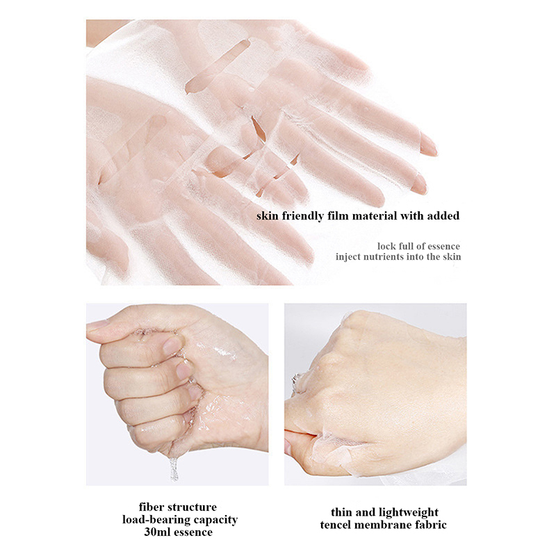 OEM Hyaluronic Facial Mask Best Formula Whitening Hydrating Sheet Mask Remove Oil Moisturizing Salon Use Repair Silk Facial Mask
