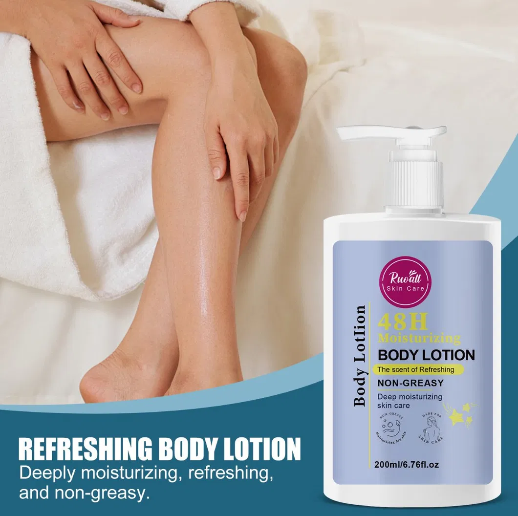 Dry Skin Relief Fast Absorption Non Greasy Formula Vanilla Cashmere Scent 48 Hour Moisturizing Shea Butter and Vitamin C Retinol Body Lotion