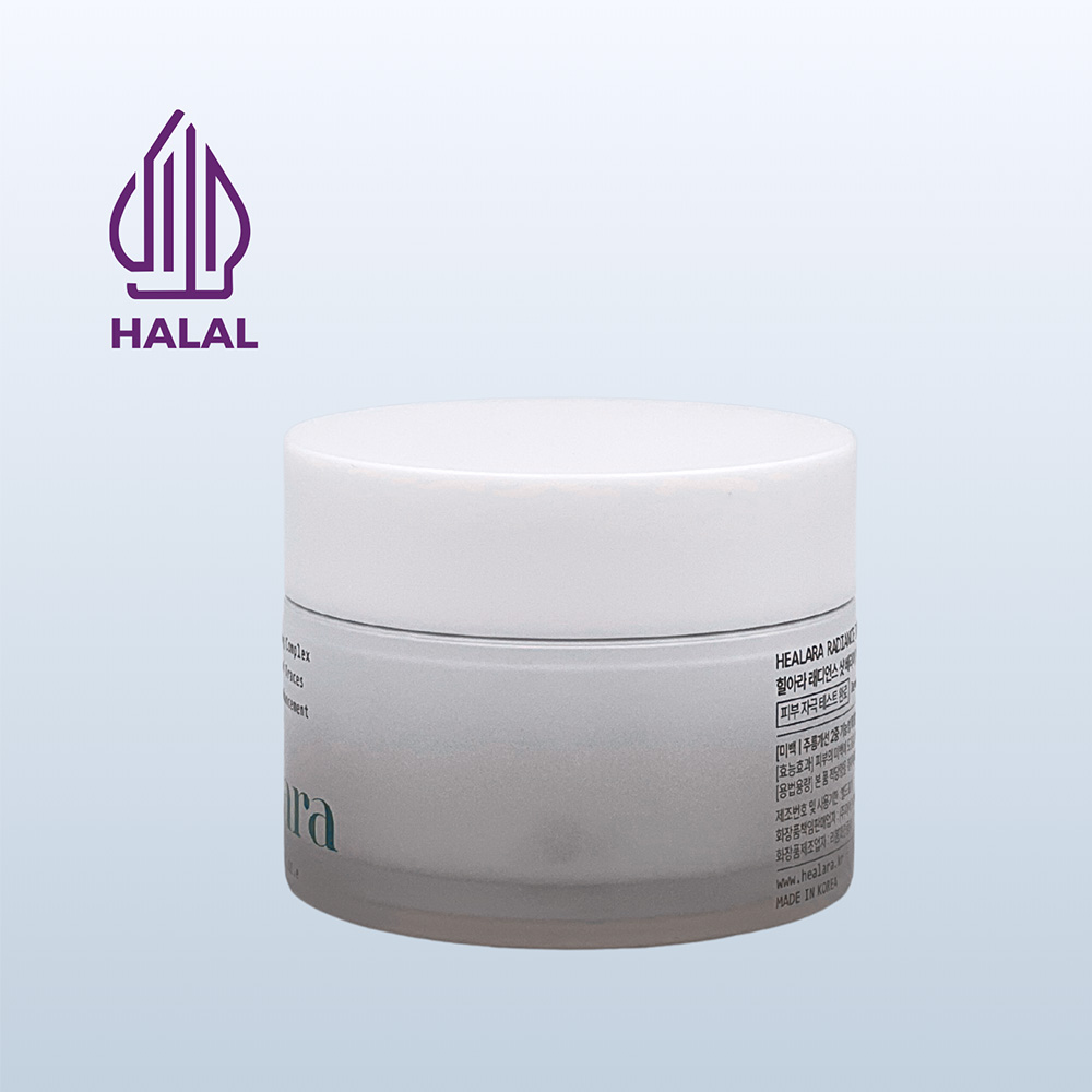 [HEALARA] RADIANCE SHOT BARRIER PROTECT CREAM Korean Vegan Halal Certified Seaweed Derived Hydration Repair Radiance Makeup Base