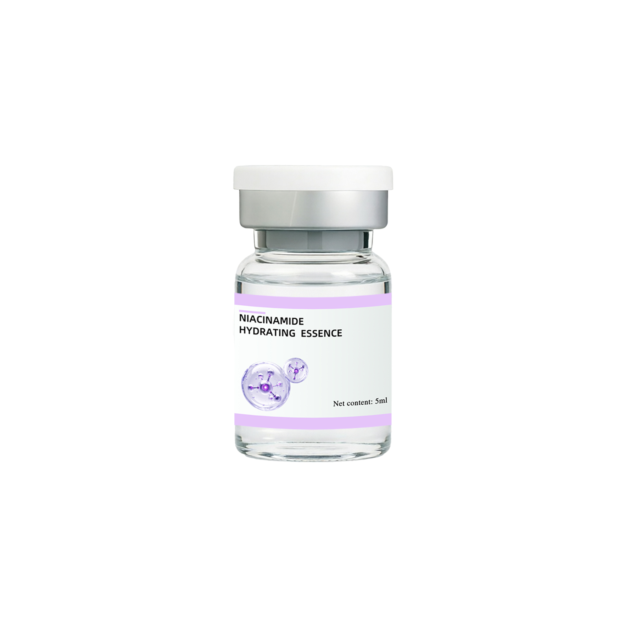 Niacinamide Hydrating Essence 5ml Brightening Repairing Serum with Hyaluronic Acid Ceramide for Dull Dehydrated Skin OEM/ODM
