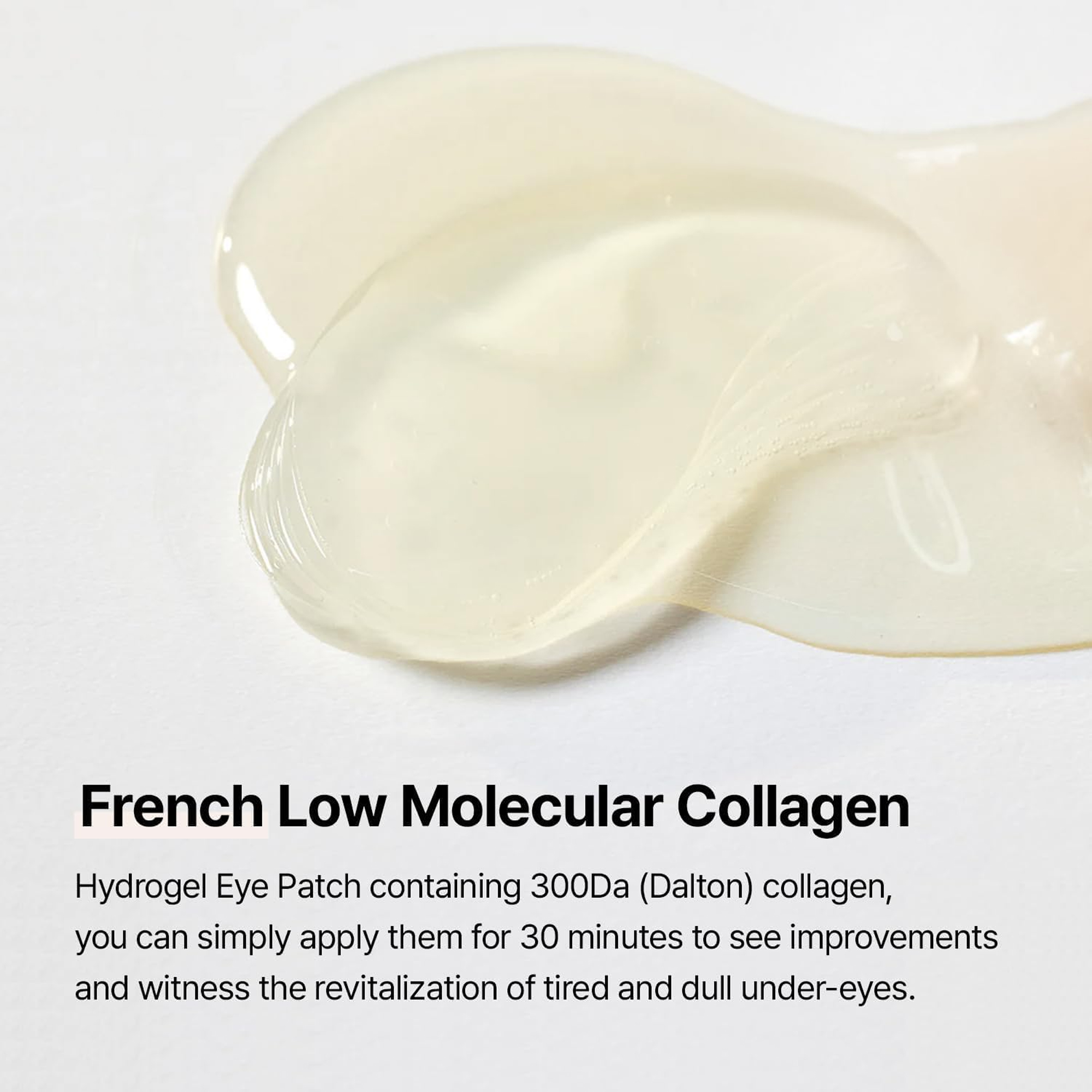Custom Under Eye Mask Peptides Refreshing Hydration Dark Circles Cooling Collagen Hydrogel Eye Patch