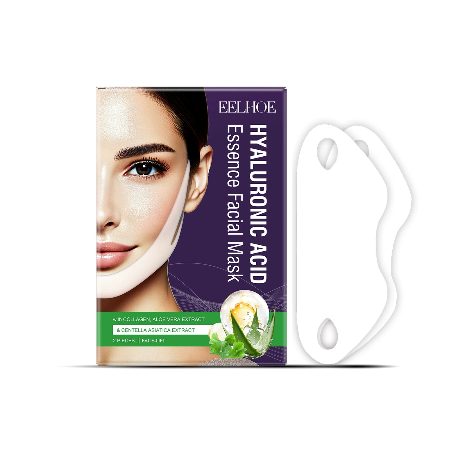 Hot Selling Improve Facial Contours Deep Nourish Plump Skin Tightly Fit Long Lasting Hydrating Ear Hook Type Care Mask