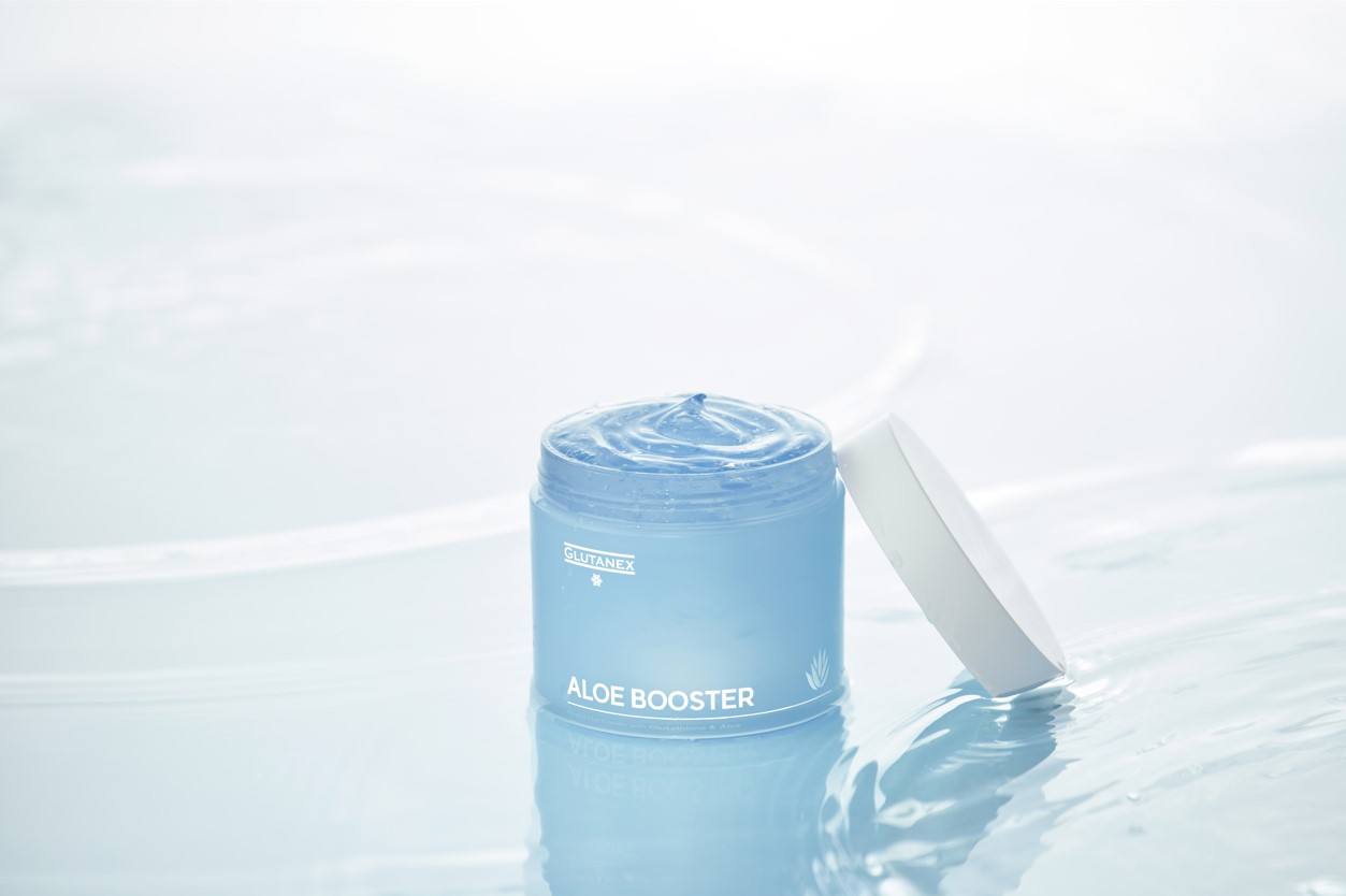 Glutanex Aloe booster concentrated anti inflammatory lightweight collagen boost soothing daily essence hypoallergenic luminous