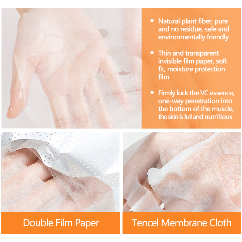 Best New Whitening Facial Mask With Vitamin C Serum And Hyaluronic Acid For Face Filling And Plumping Skin Care Beauty