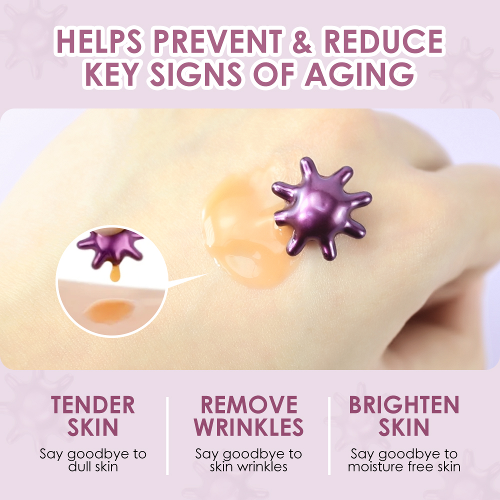 Wholesale Ceramide Serum Capsules Moisturizing Repairing Face Skin Care Facial Anti Aging Anti Wrinkle Serum Capsules
