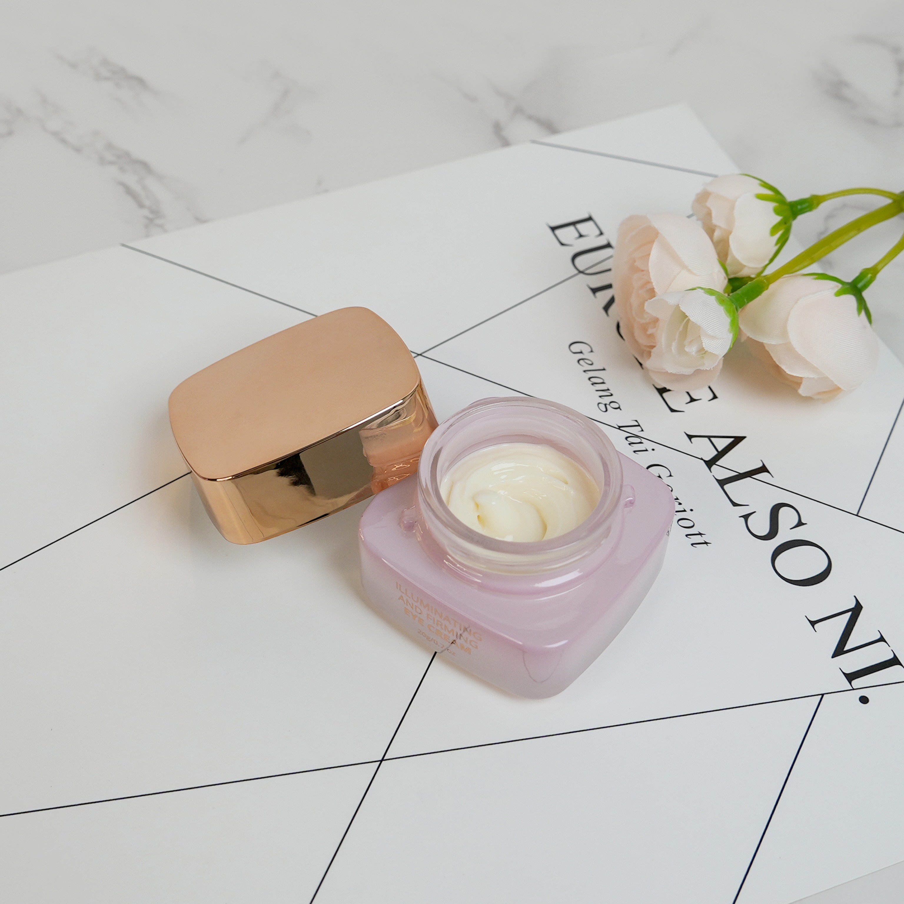 Collagen Peptides Skin Care Cream Moisturizing Firming Eye Cream Private Label Eye Cream for Dark Circles Fine Lines Removal
