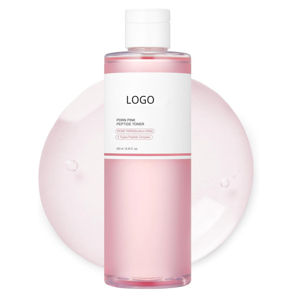 OEM/ODM 250ml Rose PDRN Soothing Toner Soothes Swelling, Repairs Moisturizing Toner for Sensitive Skin