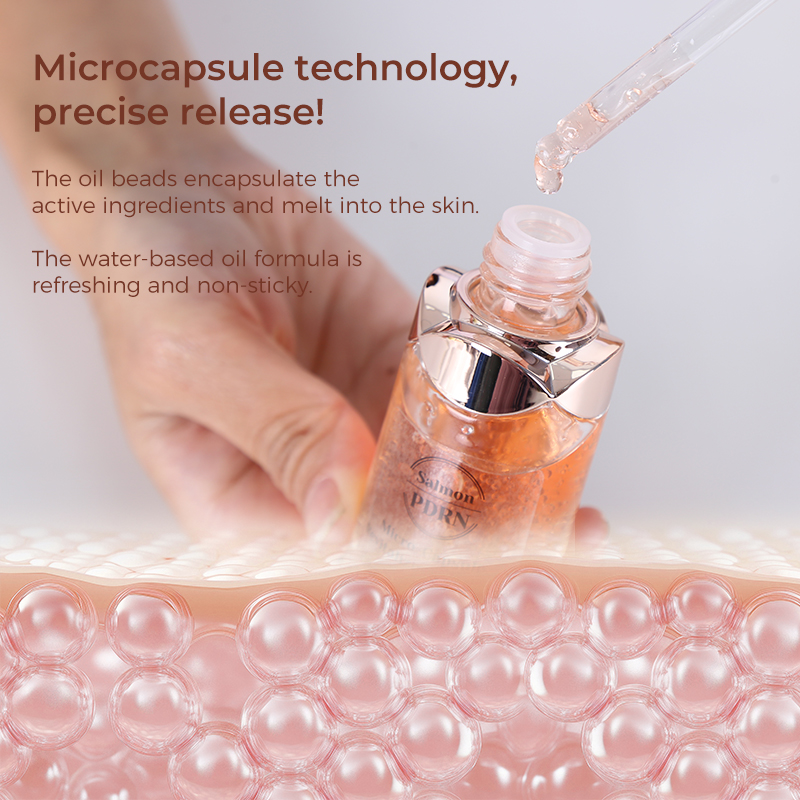 Hyaluronic Acid Salmon Dna Pdrn Micro-Huile Revitalizing Essence Niacinamide Vitamin C Facial Serum