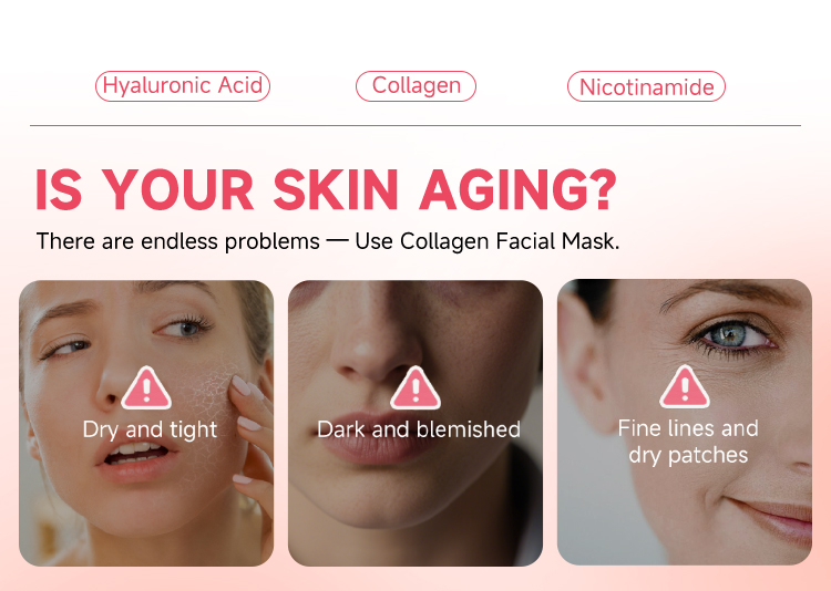 3in1 Hyaluronic Acid Smooth Remove Dead Skin Firming Hydrogel Bio Collagen Sheet Peeling Off Masks Customized Logo Crystal