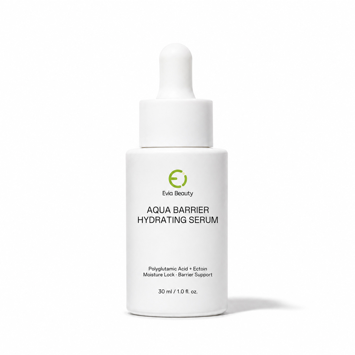 OEM ODM Private Label Polyglutamic Acid Ectoin Hydrating Face Serum HA Moisture Lock Barrier Support Skincare Serum for Dry Skin