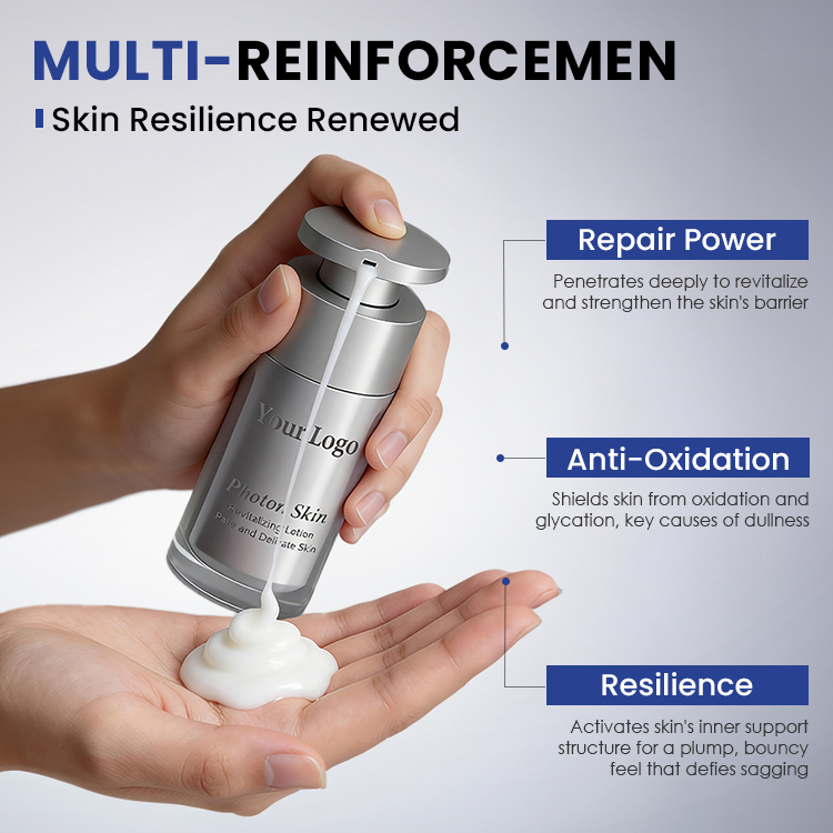 Private Label Beauty Lotion with Niacinamide Peptide Ceramide and Vitamin E for Whitening Repair Firming Skin Face Care