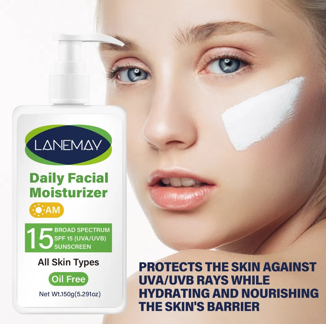 SPF 30 24 Hours Daily Facial Moisturizer Cream Lotion for Skin Types Lightweight Non-Greasy Feel Water Resistant Wasserfest with Hyaluronic And vitamin E