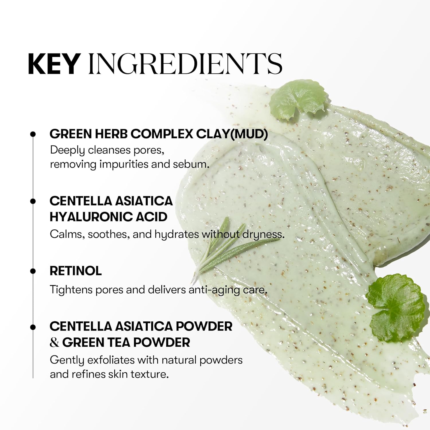 OEM/ODM Customizable Clay Cleansing Cream - Mild Pore Care &amp; Moisturizing 2-in-1 Facial Cleanser