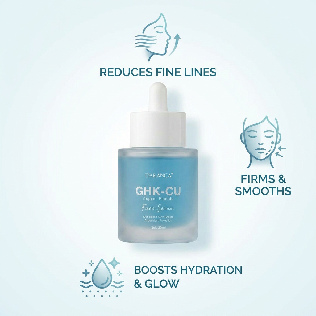 Custom Logo Private Label Ghkcu Snap 8 Facial Care Pure Face Anti Aging Ghk-cu Blue Copper Peptide Serum For Ghkcu+peptide